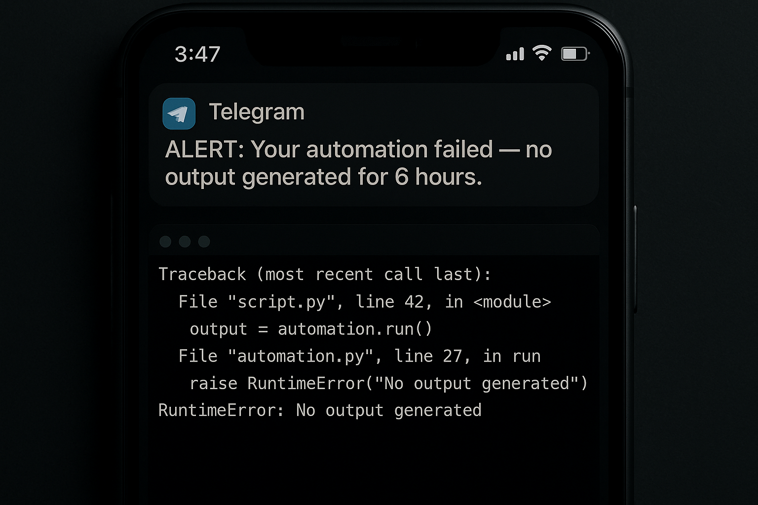 Workflow Failure Checklist
