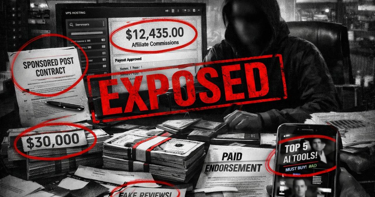 VPS affiliate scam exposed -- $30,000 in commissions, fake reviews, paid endorsements targeting OpenClaw users